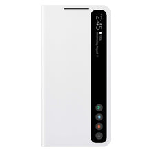 Заредете изображение във визуализатора на галерията – Samsung Smart Clear View Cover with Intelligent Display and antimicrobial coating for Samsung Galaxy S21 FE white (EF-ZG990CWEGEE) - TopMag
