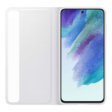 Заредете изображение във визуализатора на галерията – Samsung Smart Clear View Cover with Intelligent Display and antimicrobial coating for Samsung Galaxy S21 FE white (EF-ZG990CWEGEE) - TopMag
