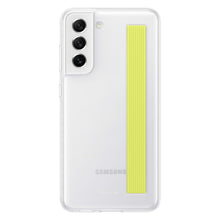 Заредете изображение във визуализатора на галерията – Samsung clear strap cover case for samsung galaxy s21 fe white (ef-xg990cwegww) - TopMag
