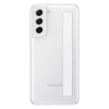 Заредете изображение във визуализатора на галерията – Samsung clear strap cover case for samsung galaxy s21 fe white (ef-xg990cwegww) - TopMag
