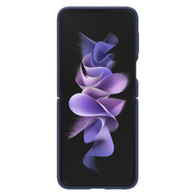 Заредете изображение във визуализатора на галерията – Samsung Ring Silicone Cover Case Cover for Samsung Galaxy Z Flip 3 Hanging Case Navy Blue (EF-PF711TNEGWW) - TopMag

