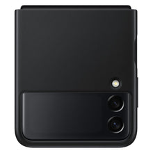Заредете изображение във визуализатора на галерията – Samsung Leather Cover Phone Case for Galaxy Z Flip 3 green (EF-VF711LGEGWW) - TopMag
