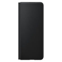 Заредете изображение във визуализатора на галерията – Samsung Leather Flip Cover Pouch Case for Samsung Galaxy Z Fold 3 Flip Cover Stand Black (EF-FF926LBEGWW) - TopMag
