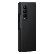 Заредете изображение във визуализатора на галерията – Samsung Leather Cover Genuine Leather Samsung Galaxy Z Fold 3 Black (EF-VF926LBEGWW) - TopMag
