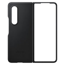 Заредете изображение във визуализатора на галерията – Samsung Leather Cover Genuine Leather Samsung Galaxy Z Fold 3 Black (EF-VF926LBEGWW) - TopMag
