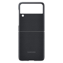 Заредете изображение във визуализатора на галерията – Samsung Aramid Cover Case Sleeve for Samsung Galaxy Z Flip 3 Housing Carbon Black (EF-XF711SBEGWW) - TopMag
