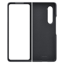 Заредете изображение във визуализатора на галерията – Samsung Aramid Cover Case for Samsung Galaxy Z Fold 3 Housing Carbon Black (EF-XF926SBEGWW) - TopMag
