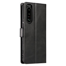 Заредете изображение във визуализатора на галерията – Magnet Case elegant case cover cover with a flap and stand function for Sony Xperia 1 III black - TopMag
