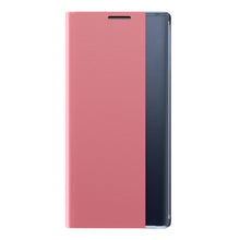 Заредете изображение във визуализатора на галерията – Sleep Case Bookcase Type Case with Smart Window for iPhone 13 Pro Max pink - TopMag
