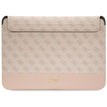 Заредете изображение във визуализатора на галерията – Original GUESS Laptop Sleeve 4G Stripe Metal Logo GUCS14PS4SGP 14 inches pink
