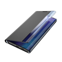 Заредете изображение във визуализатора на галерията – Sleep Case Bookcase Type Case with Smart Window for iPhone 13 Pro black - TopMag
