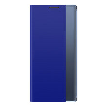 Заредете изображение във визуализатора на галерията – Sleep Case Bookcase Type Case with Smart Window for iPhone 13 Pro blue - TopMag
