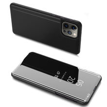 Заредете изображение във визуализатора на галерията – Clear View Case cover for iPhone 13 Pro black - TopMag
