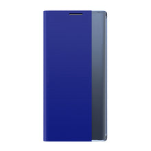 Заредете изображение във визуализатора на галерията – Sleep Case Bookcase Type Case with Smart Window for iPhone 13 blue - TopMag
