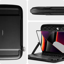 Заредете изображение във визуализатора на галерията – Spigen rugged armor pouch ”pro” laptop 15-16 black - TopMag
