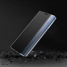 Заредете изображение във визуализатора на галерията – Sleep Case Bookcase Type Case with Smart Window for iPhone 13 mini black - TopMag

