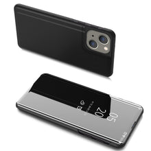 Заредете изображение във визуализатора на галерията – Clear View Case cover for iPhone 13 mini black - TopMag
