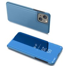 Заредете изображение във визуализатора на галерията – Clear View Case cover for iPhone 13 mini blue - TopMag
