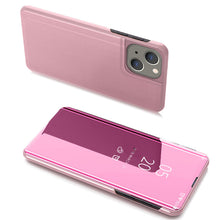 Заредете изображение във визуализатора на галерията – Clear View Case cover for iPhone 13 mini pink - TopMag
