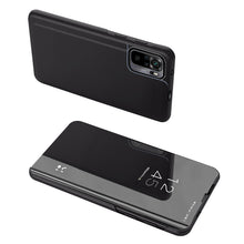 Заредете изображение във визуализатора на галерията – Clear View Case cover for Xiaomi Redmi Note 10 5G / Poco M3 Pro black - TopMag
