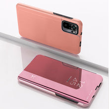 Заредете изображение във визуализатора на галерията – Clear View Case cover for Xiaomi Redmi Note 10 5G / Poco M3 Pro pink - TopMag
