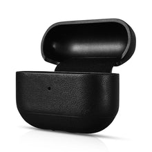 Заредете изображение във визуализатора на галерията – iCarer Leather Classic Nappa natural leather case for AirPods Pro black (IAP047-BK) - TopMag
