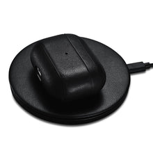 Заредете изображение във визуализатора на галерията – iCarer Leather Classic Nappa natural leather case for AirPods Pro black (IAP047-BK) - TopMag
