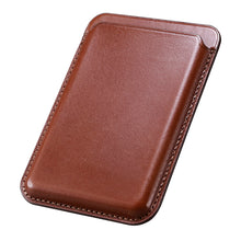 Заредете изображение във визуализатора на галерията – iCarer Leather Magnetic Card Wallet Case for iPhone 12 / 13 (Pro / Max / Mini) (MagSafe Compatible) brown (XKB0001-BN) - TopMag
