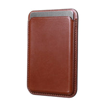 Заредете изображение във визуализатора на галерията – iCarer Leather Magnetic Card Wallet Case for iPhone 12 / 13 (Pro / Max / Mini) (MagSafe Compatible) brown (XKB0001-BN) - TopMag
