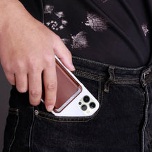 Заредете изображение във визуализатора на галерията – iCarer Leather Magnetic Card Wallet Case for iPhone 12 / 13 (Pro / Max / Mini) (MagSafe Compatible) brown (XKB0001-BN) - TopMag
