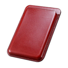 Заредете изображение във визуализатора на галерията – iCarer Leather Magnetic Card Wallet Case for iPhone 12 / 13 (Pro / Max / Mini) (MagSafe Compatible) red (XKB0001-RD) - TopMag
