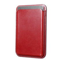 Заредете изображение във визуализатора на галерията – iCarer Leather Magnetic Card Wallet Case for iPhone 12 / 13 (Pro / Max / Mini) (MagSafe Compatible) red (XKB0001-RD) - TopMag
