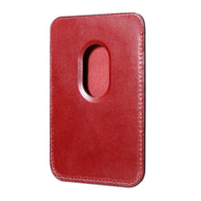 Заредете изображение във визуализатора на галерията – iCarer Leather Magnetic Card Wallet Case for iPhone 12 / 13 (Pro / Max / Mini) (MagSafe Compatible) red (XKB0001-RD) - TopMag

