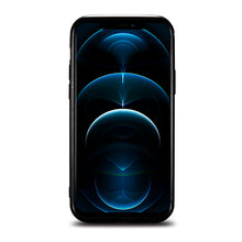 Заредете изображение във визуализатора на галерията – iCarer Leather Oil Wax case covered with natural leather for iPhone 12 Pro Max black (ALI1206-BK) - TopMag
