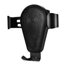 Заредете изображение във визуализатора на галерията – iCarer wireless car Qi charger 10W air vent gravity car mount black (IWXC004-BK) - TopMag
