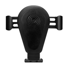 Заредете изображение във визуализатора на галерията – iCarer wireless car Qi charger 10W air vent gravity car mount black (IWXC004-BK) - TopMag
