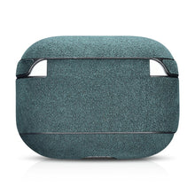 Заредете изображение във визуализатора на галерията – iCarer Leather Alcantara natural leather case for AirPods Pro green (WMAP006-GN) - TopMag
