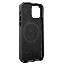 Заредете изображение във визуализатора на галерията – iCarer Case Leather genuine leather case for iPhone 12 mini black (WMI1215-BK) (MagSafe compatible) - TopMag
