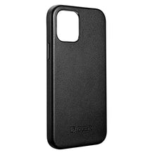 Заредете изображение във визуализатора на галерията – iCarer Case Leather genuine leather case for iPhone 12 mini black (WMI1215-BK) (MagSafe compatible) - TopMag
