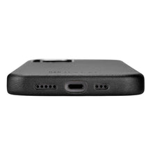 Заредете изображение във визуализатора на галерията – iCarer Case Leather genuine leather case for iPhone 12 mini black (WMI1215-BK) (MagSafe compatible) - TopMag
