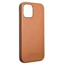 Заредете изображение във визуализатора на галерията – iCarer Case Leather genuine leather case for iPhone 12 mini brown (WMI1215-BN) (MagSafe compatible) - TopMag
