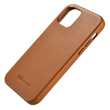 Заредете изображение във визуализатора на галерията – iCarer Case Leather genuine leather case for iPhone 12 mini brown (WMI1215-BN) (MagSafe compatible) - TopMag

