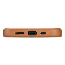 Заредете изображение във визуализатора на галерията – iCarer Case Leather genuine leather case for iPhone 12 mini brown (WMI1215-BN) (MagSafe compatible) - TopMag
