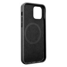 Заредете изображение във визуализатора на галерията – iCarer Case Leather genuine leather case for iPhone 12 Pro Max black (WMI1217-BK) (MagSafe compatible) - TopMag
