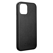 Заредете изображение във визуализатора на галерията – iCarer Case Leather genuine leather case for iPhone 12 Pro Max black (WMI1217-BK) (MagSafe compatible) - TopMag
