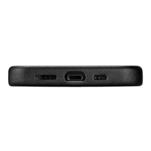 Заредете изображение във визуализатора на галерията – iCarer Case Leather genuine leather case for iPhone 12 Pro Max black (WMI1217-BK) (MagSafe compatible) - TopMag
