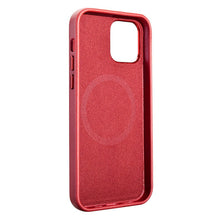 Заредете изображение във визуализатора на галерията – iCarer Case Leather genuine leather case for iPhone 12 Pro Max red (WMI1217-RD) (MagSafe compatible) - TopMag
