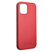 Заредете изображение във визуализатора на галерията – iCarer Case Leather genuine leather case for iPhone 12 Pro Max red (WMI1217-RD) (MagSafe compatible) - TopMag
