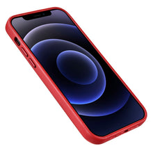 Заредете изображение във визуализатора на галерията – iCarer Case Leather genuine leather case for iPhone 12 Pro Max red (WMI1217-RD) (MagSafe compatible) - TopMag
