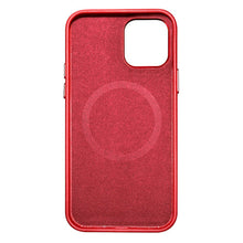 Заредете изображение във визуализатора на галерията – iCarer Case Leather genuine leather case for iPhone 12 Pro / iPhone 12 red (WMI1216-RD) (MagSafe compatible) - TopMag
